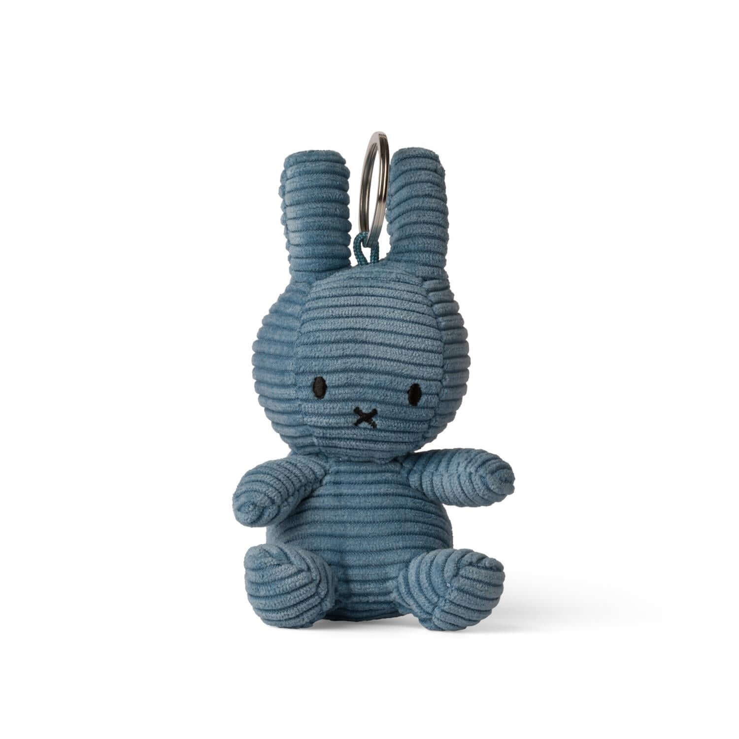 Miffy Keychain ECO Corduroy Aviator Blue - 10 cm - 4"