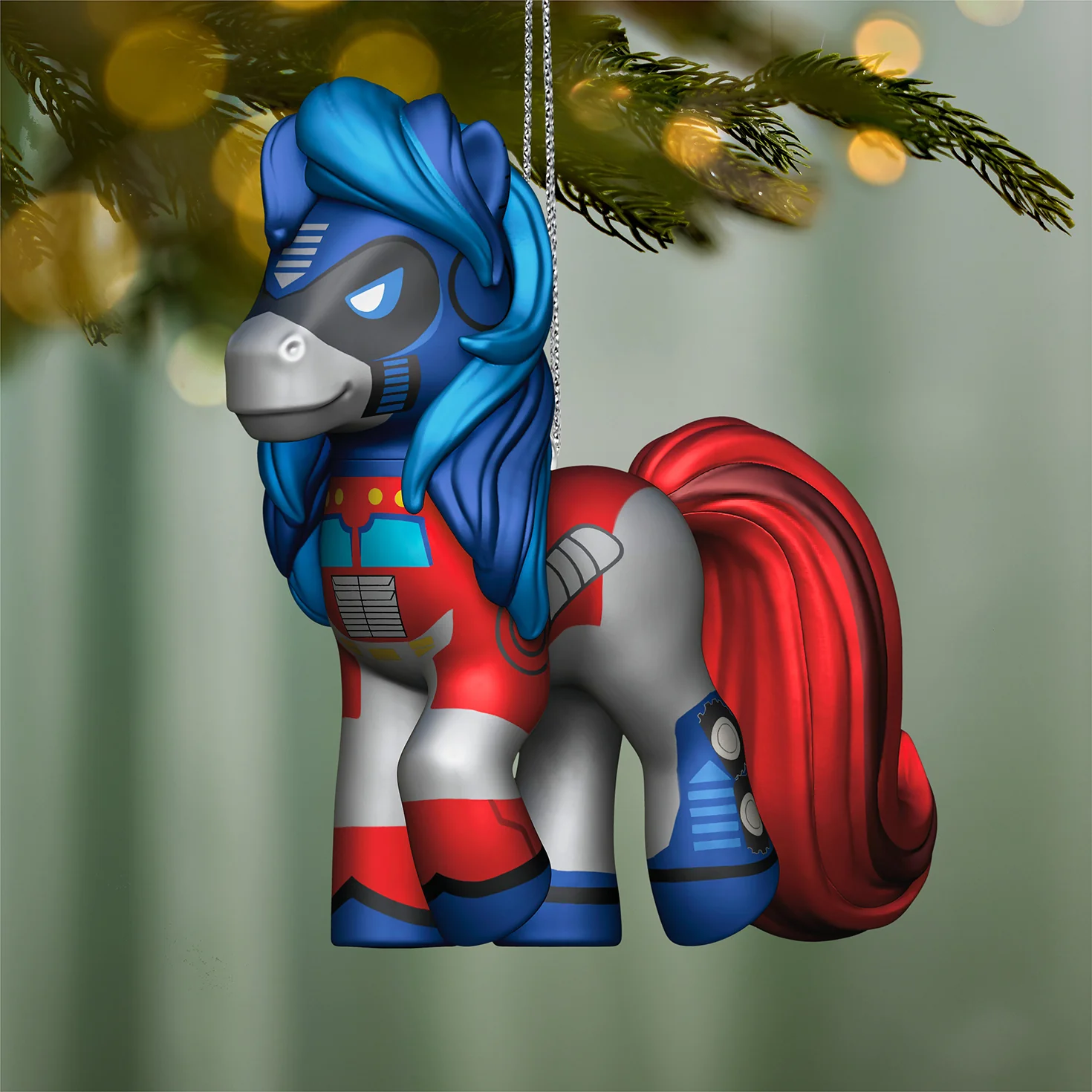 Hasbro® My Little Pony® Transformers™ My Little Prime — 2026 Hallmark Keepsake Christmas Ornament - Image 2