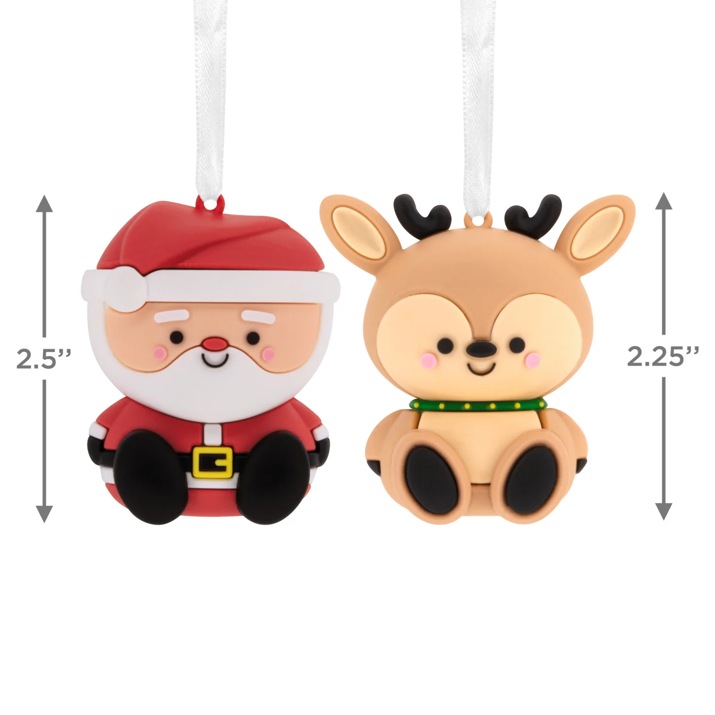 Better Together Santa and Reindeer Magnetic, Shatterproof, Set of 2 - Hallmark Christmas Ornament - Image 6