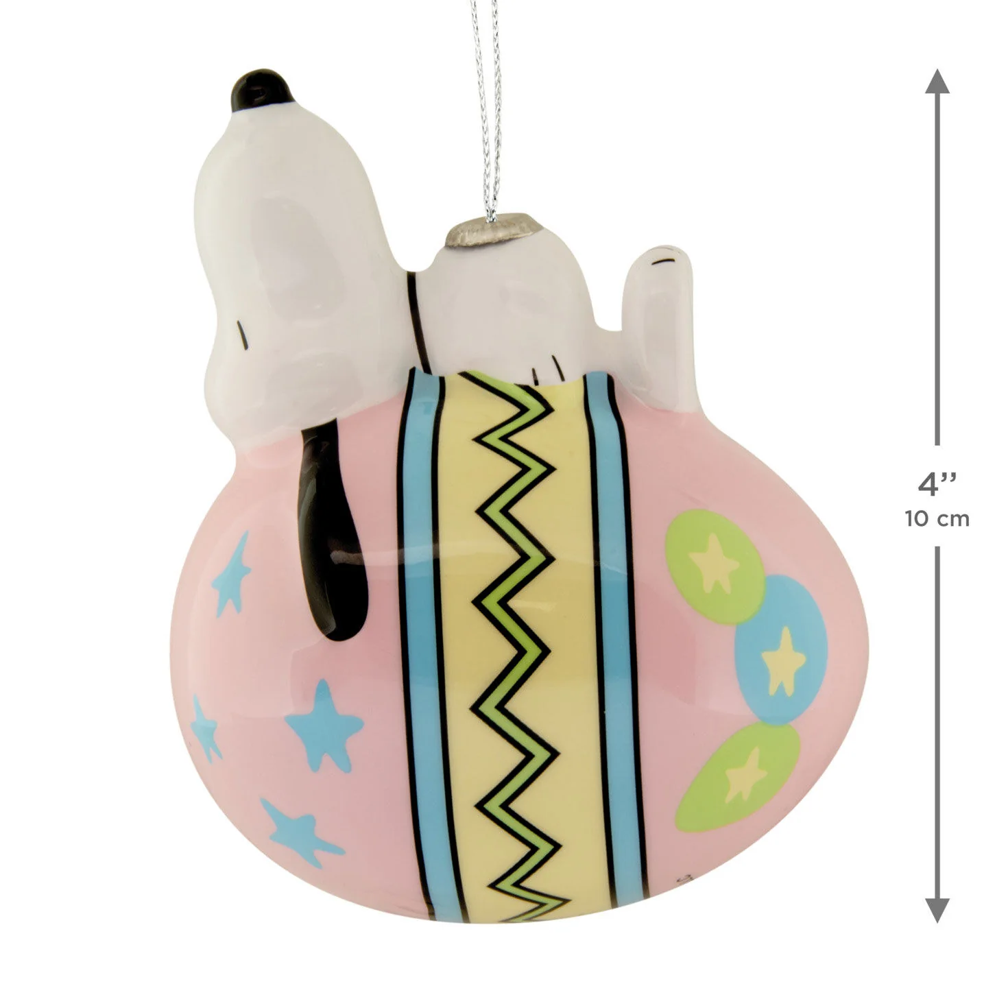 Peanuts® Snoopy on Easter Egg Hallmark Ornament - Image 2
