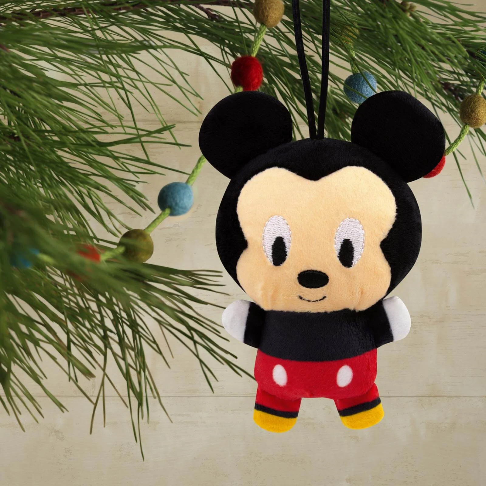 Disney Mickey Mouse, Plush Fabric - Hallmark Christmas Ornament - Image 2