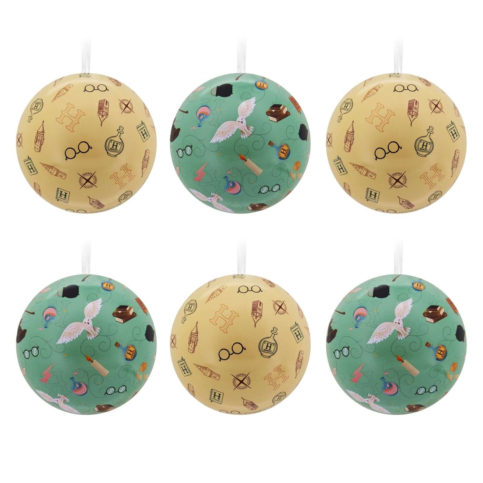 Harry Potter, Tin Ball, Set of 12 - Hallmark Christmas Ornament - Image 3