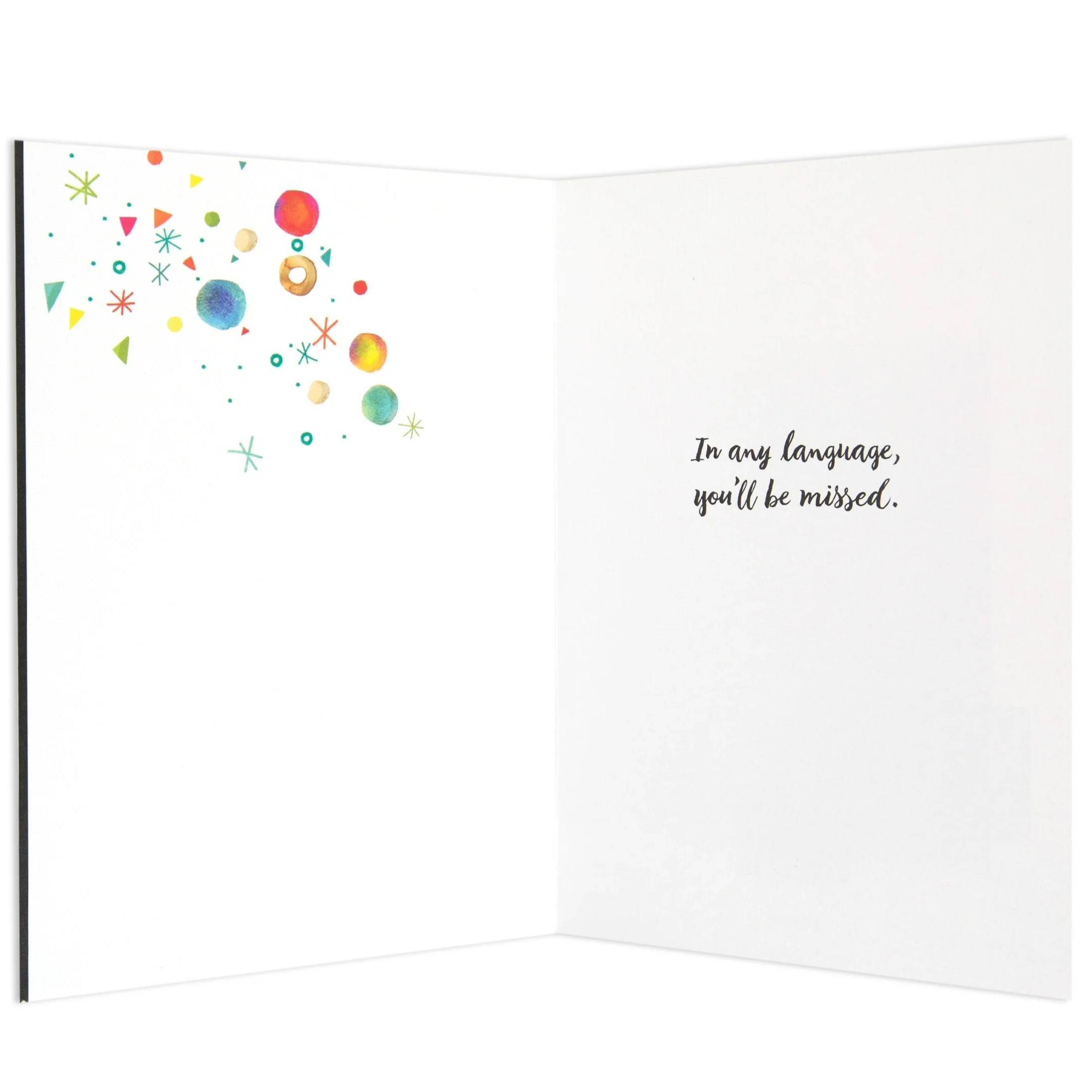 Space Themed Adorable Farewell Leaving Card - Image 2