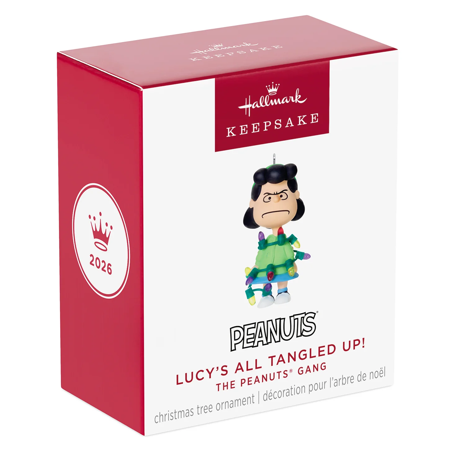The Peanuts® Gang Lucy's All Tangled Up! — 2026 Hallmark Keepsake Christmas Ornament - Image 7
