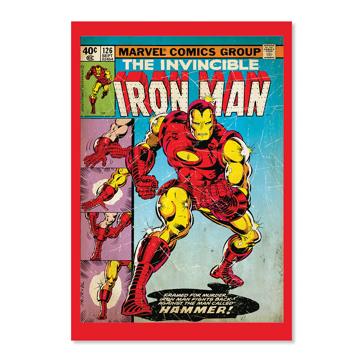 Hallmark MARVEL Iron Man Comic Book Greeting Card - Image 3