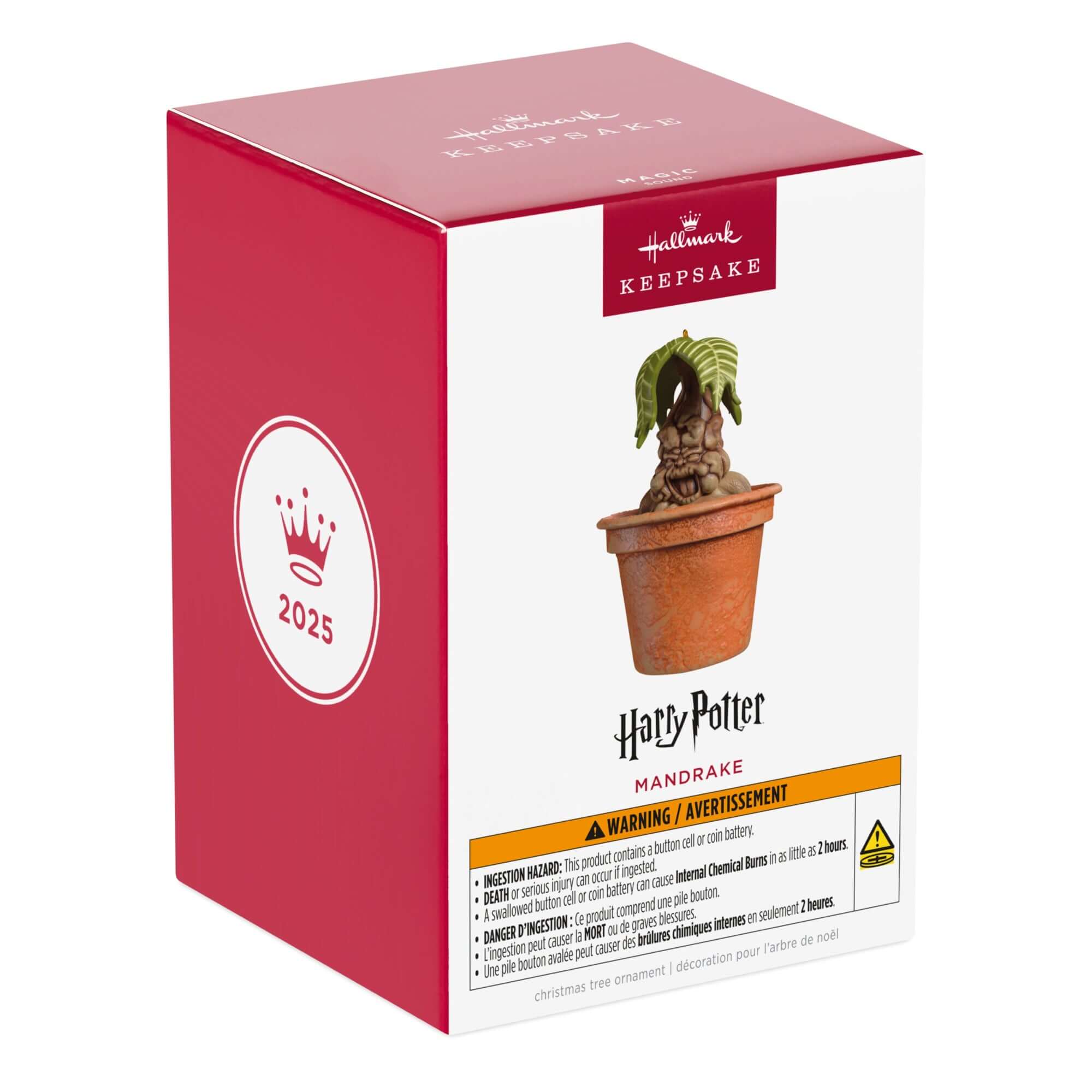 Harry Potter™ Mandrake™ With Sound — 2025 Hallmark Keepsake Christmas Ornament - Image 7