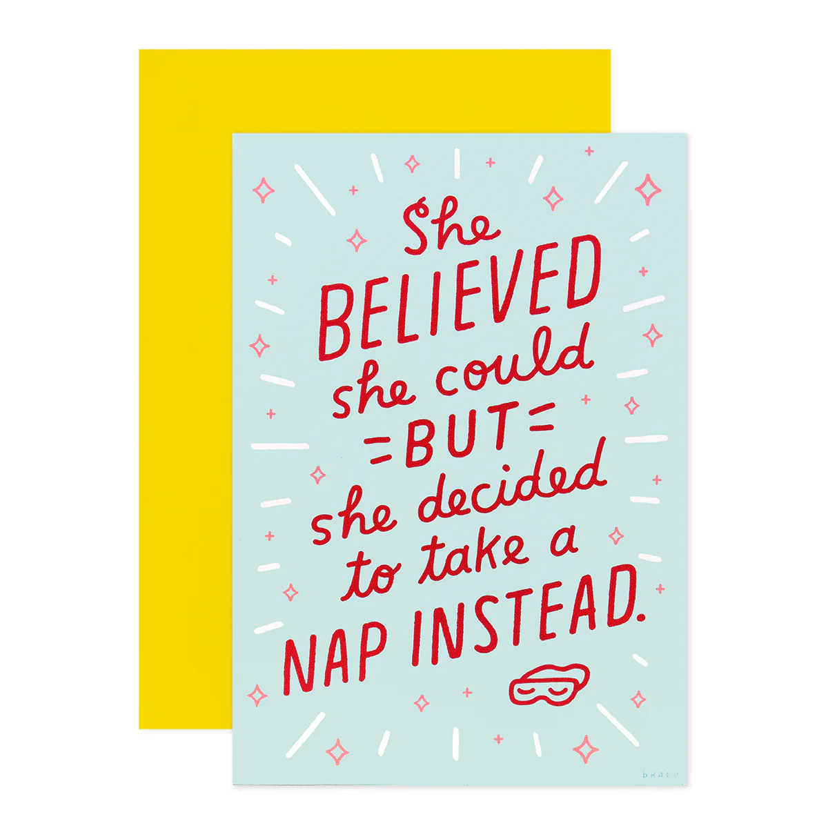 Hallmark Shoebox Greeting Card - I Believe In Naps (And You) - Image 3