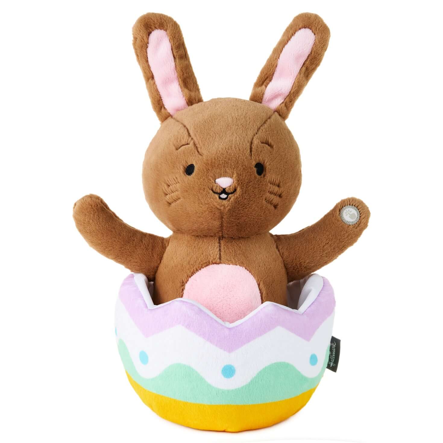 Excited for Eggs Bunny Plush With Sound and Motion - Image 2