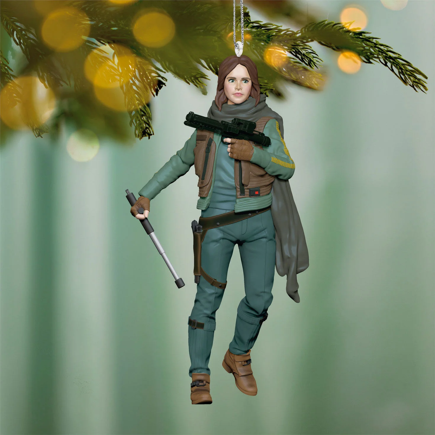 Rogue One: A Star Wars Story™ 10th Anniversary Jyn Erso™ — 2026 Hallmark Keepsake Christmas Ornament - Image 2