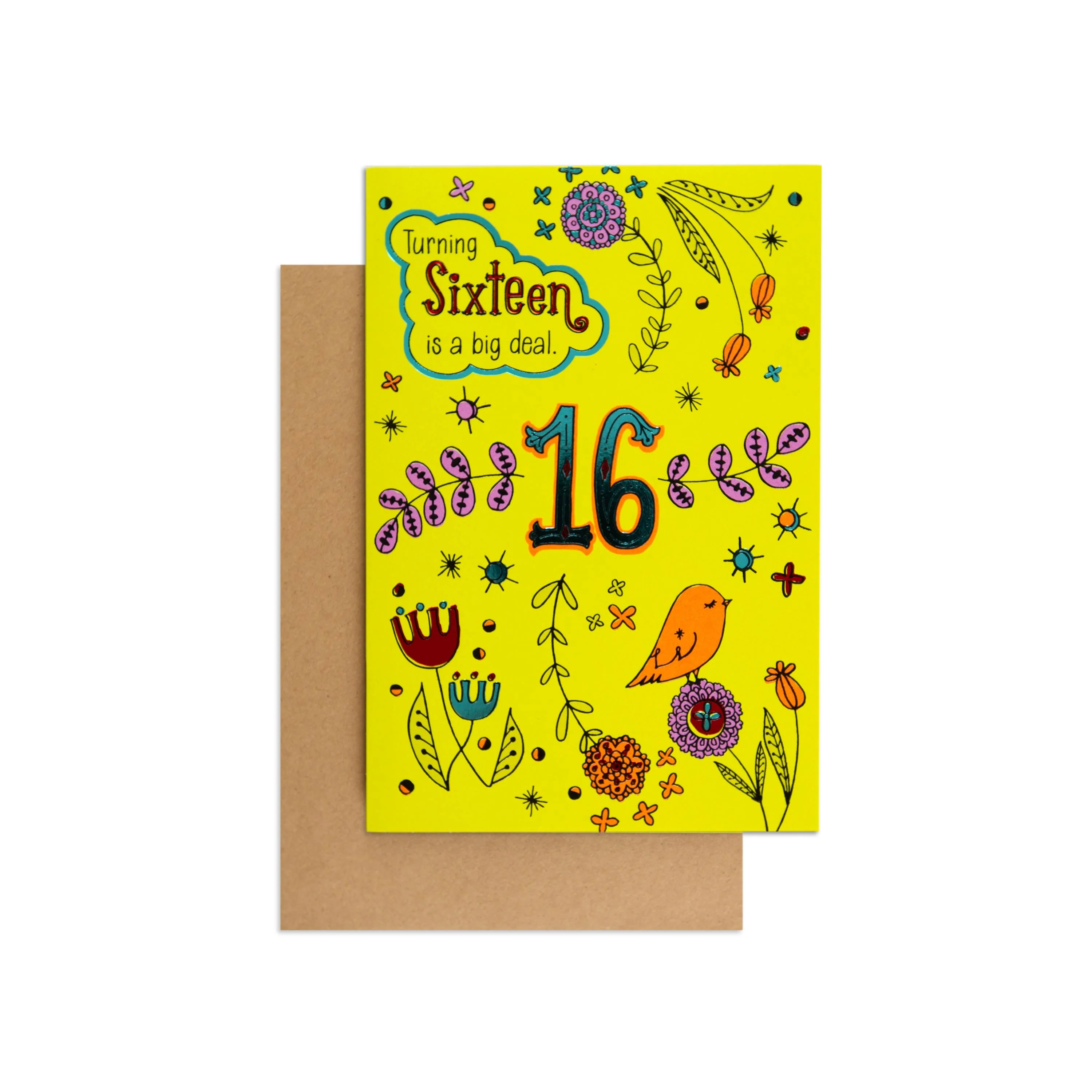 Big Deal Sweet & Colourful 16th Birthday Card - Image 3