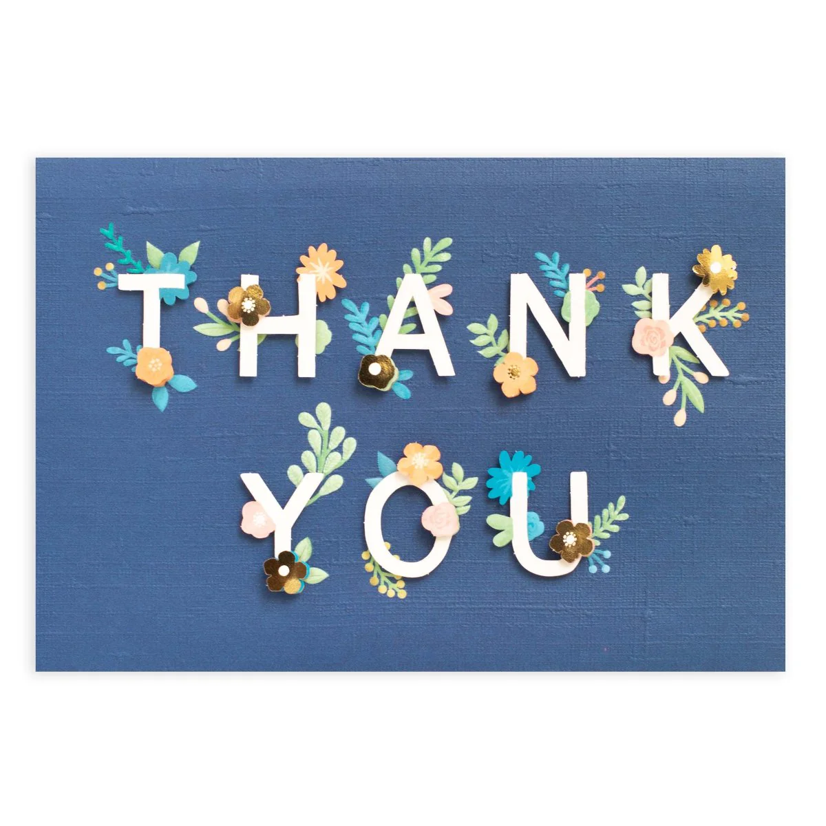 Hallmark Signature Thank You Card - Colourful Florals