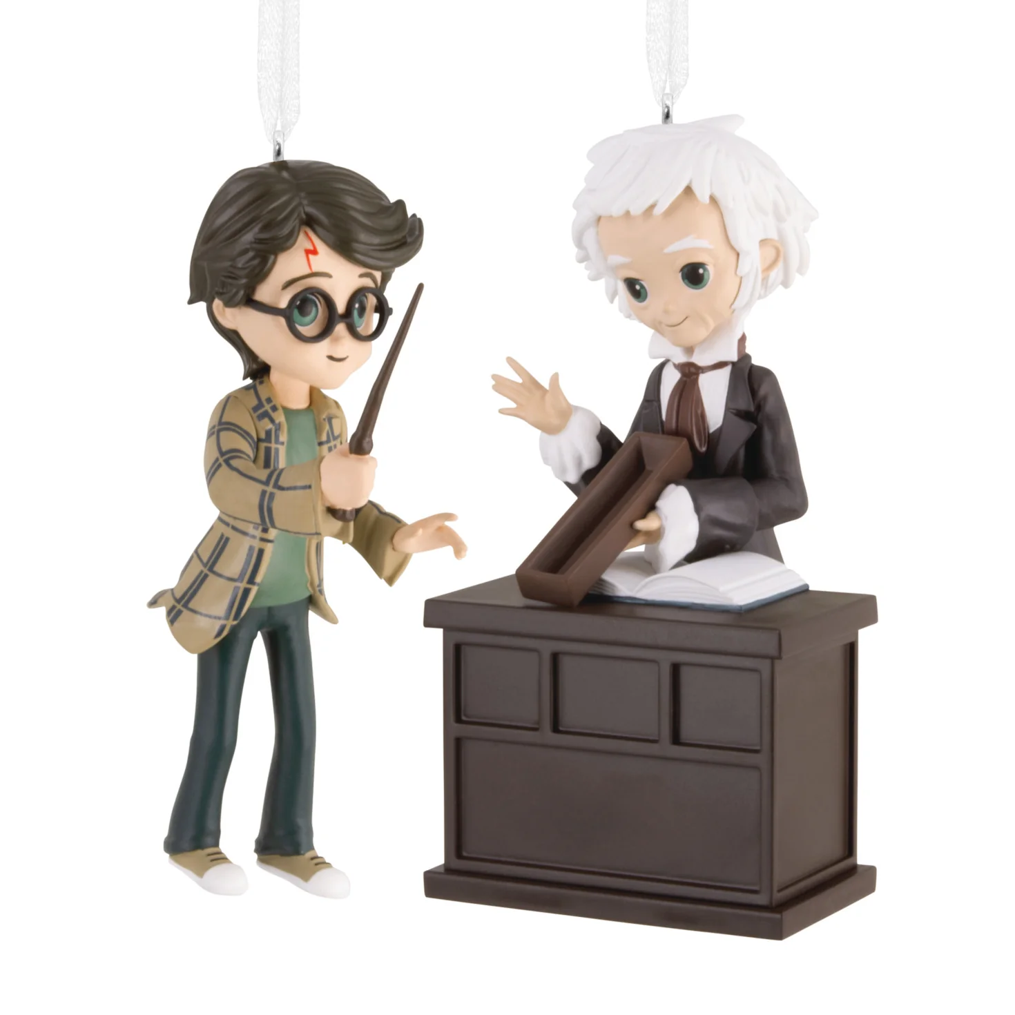 Hallmark Christmas Ornaments - Harry Potter and Ollivander, Set of 2 - Image 6