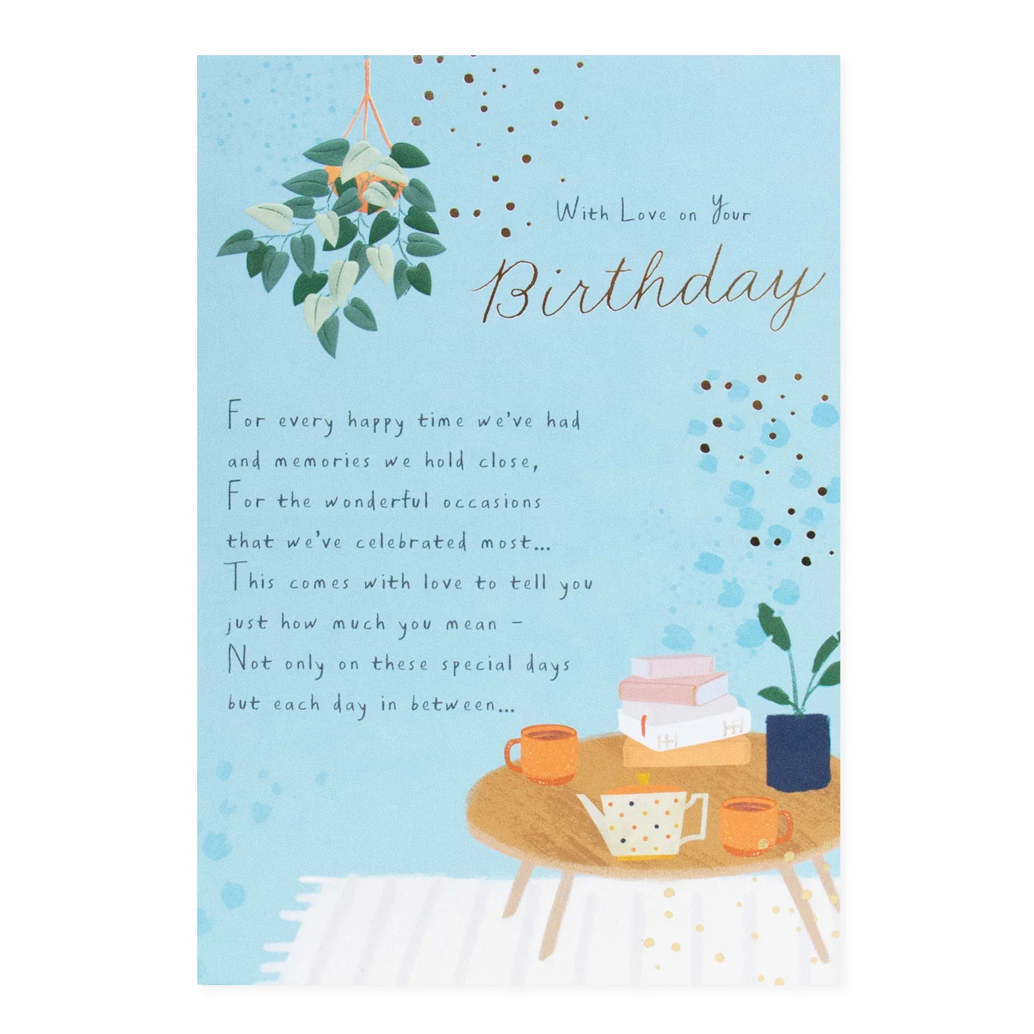 Hallmark Birthday Card - With Love on Your Birthday