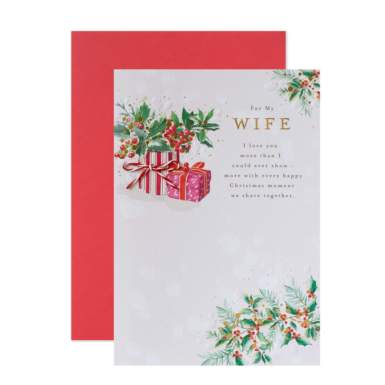 Hallmark Christmas Card For Wife - Every Happy Moment - Image 3