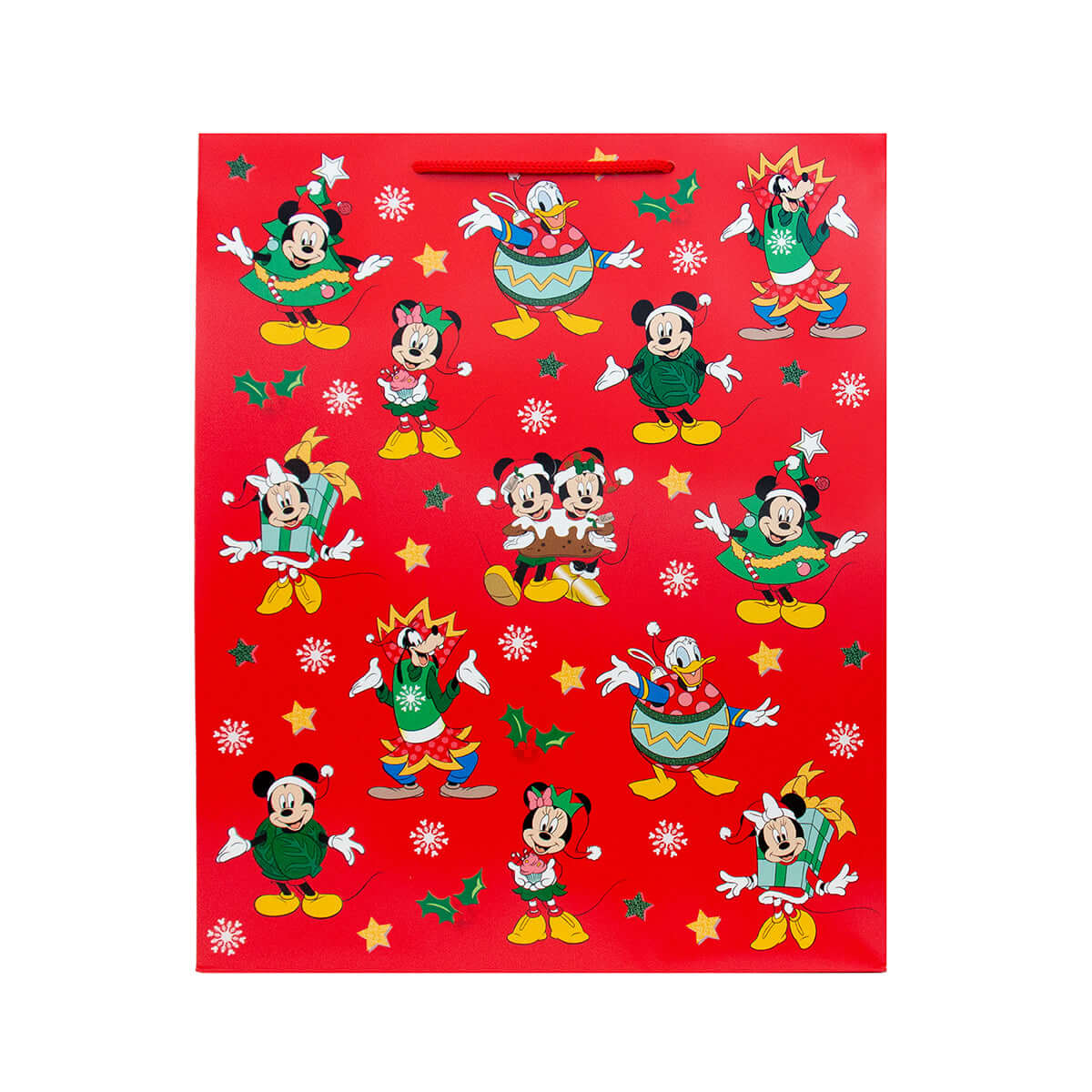 Hallmark Large Disney Christmas Gift Bag - Mickey Mouse & Friends - Image 2