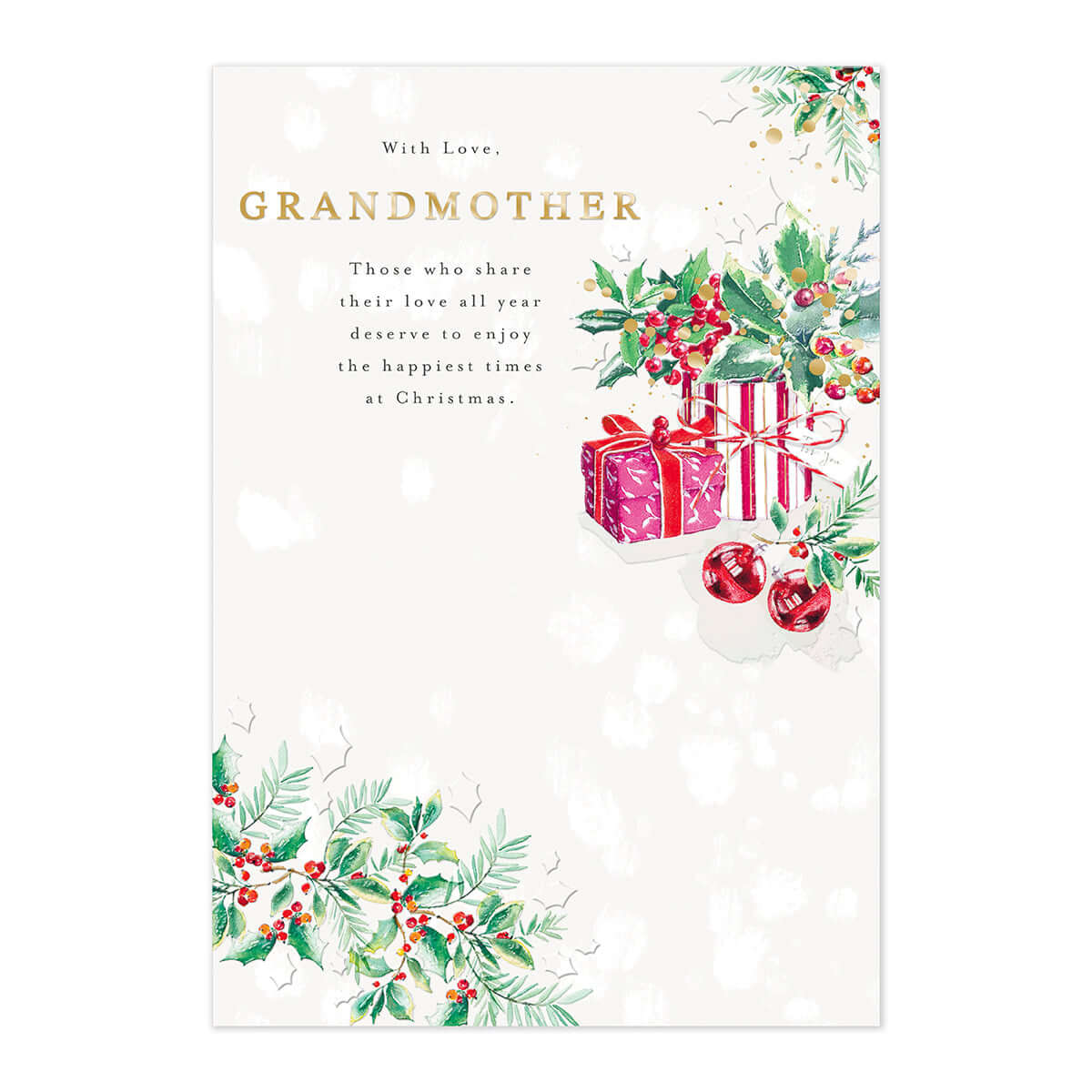 Hallmark Christmas Card - Grandmother