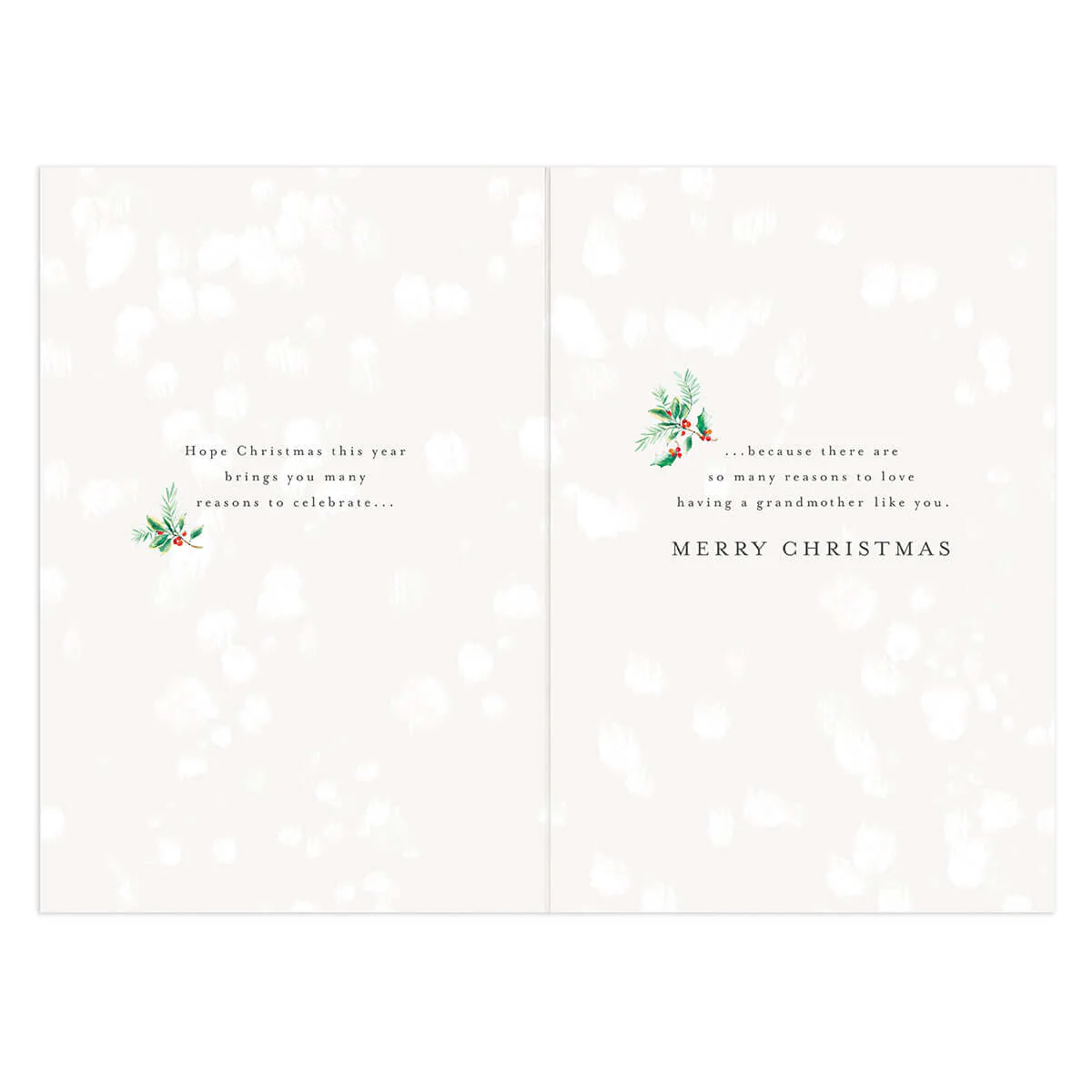 Hallmark Christmas Card - Grandmother - Image 2